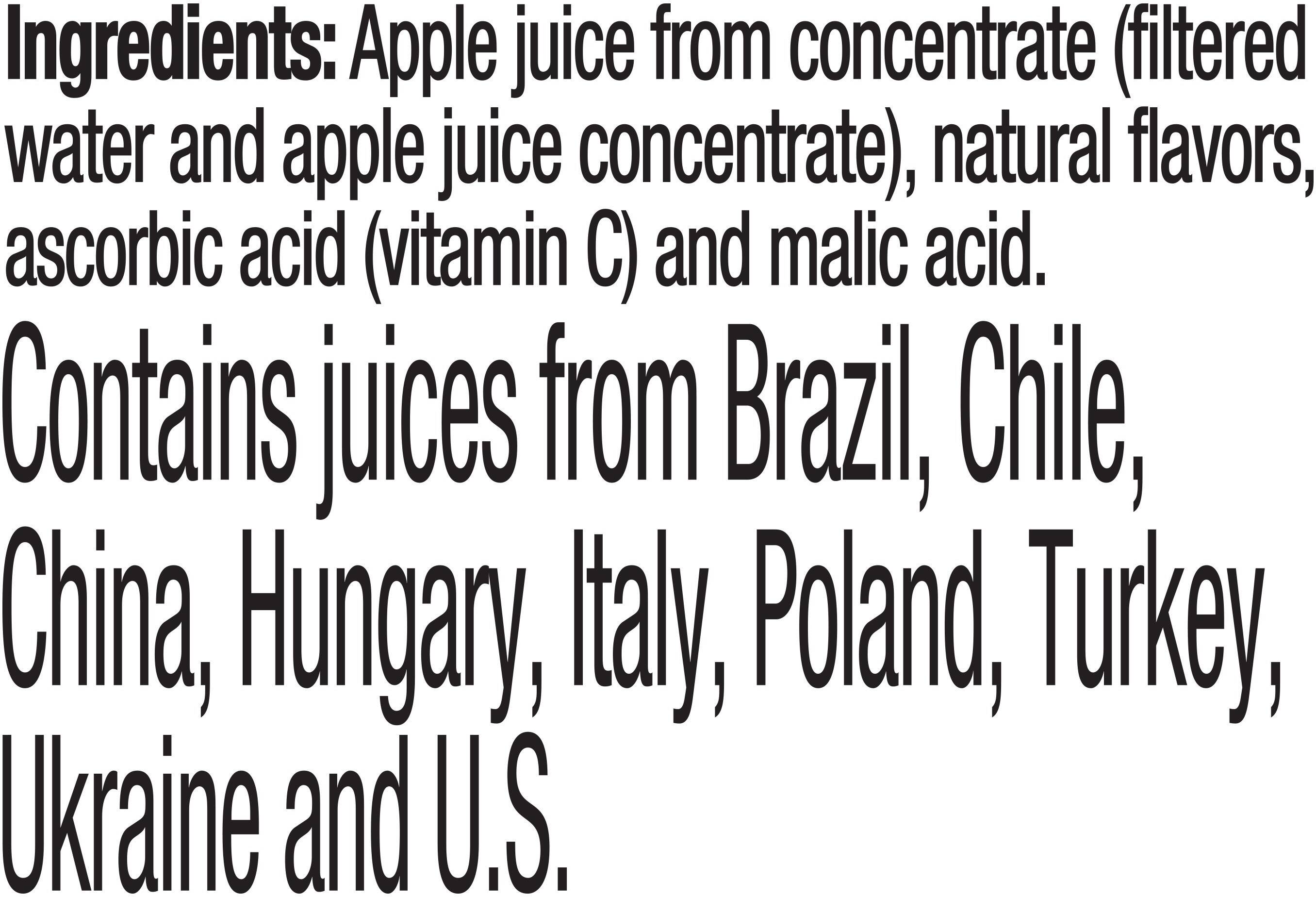 Image describing nutrition information for product Tropicana Pure Premium Apple Juice